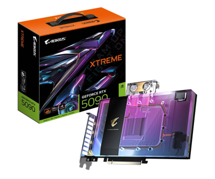 Karta graficzna GIGABYTE GeForce RTX 5090 AORUS Xtreme Waterforce WB 32GB GDDR7 DLSS4 GV-N5090AORUSX WB-32GD